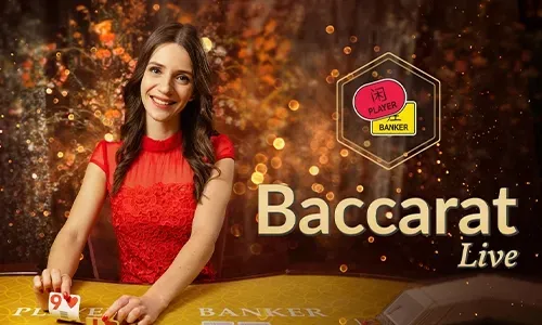 Live dealer baccarat game